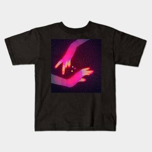 Psychedelic Energy Hands #3 (GIF) Kids T-Shirt